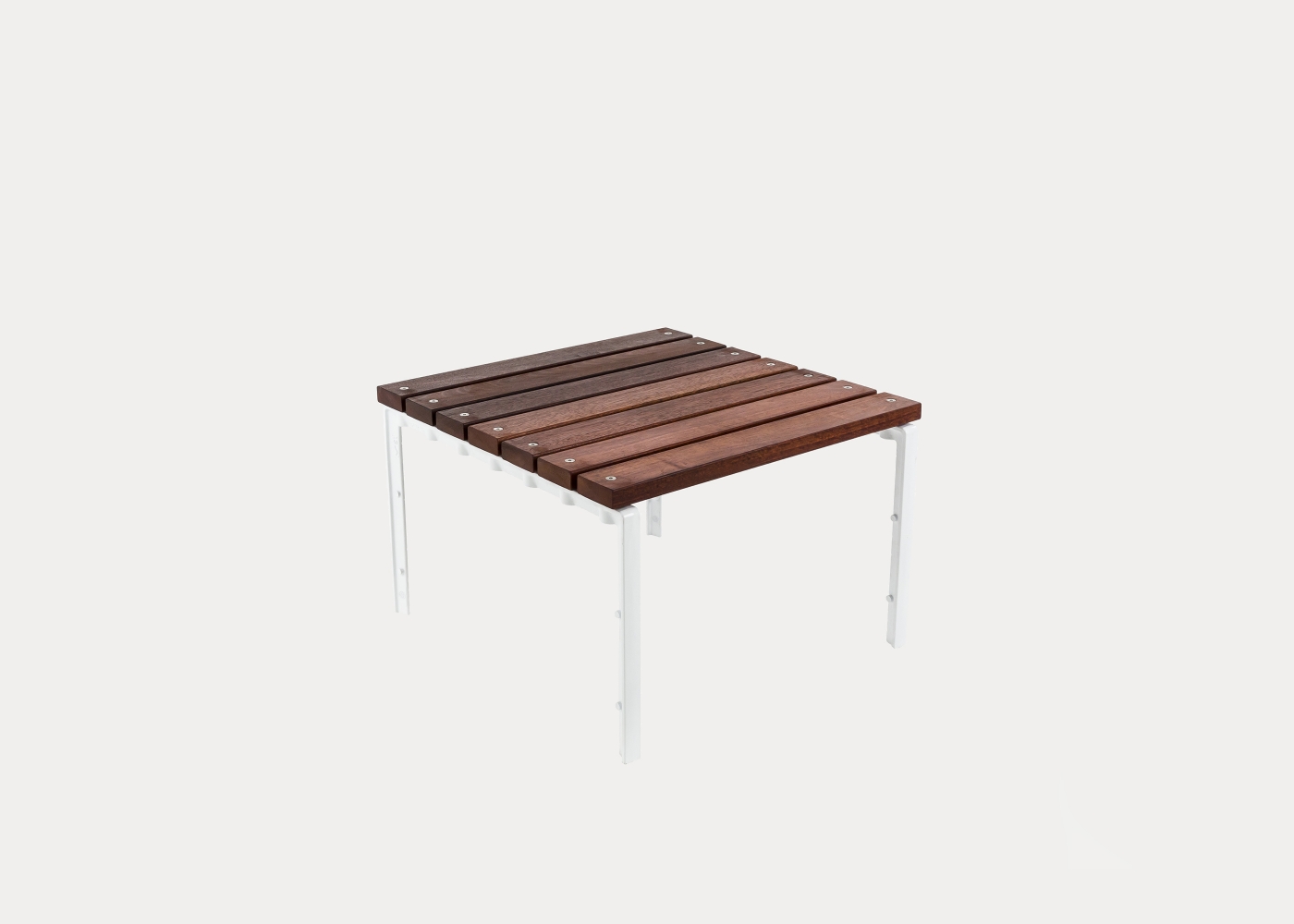 Forum Low Table Or Bench Street Furniture Australia Forum Low Table 660mm Ft7 Eco Certified Hardwood Battens Pearl White Frames