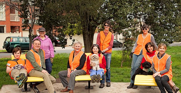 One year on: Merri Stationeers with their Sun Lounges. Photo: Marie Contraire Photography.