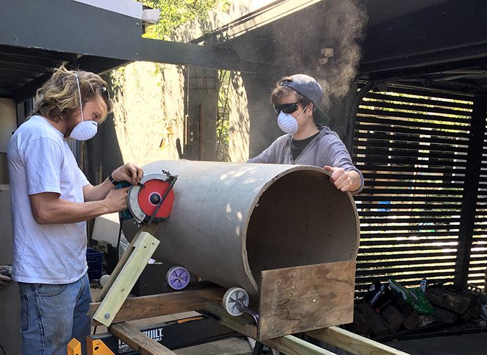 AILA Fresh NSW holds a working bee to prepare for the AMP Activation. Image: AILA Fresh NSW.