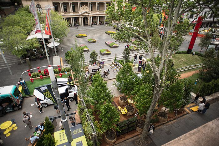 An aerial view from Circular Quay Station. Photo: Ross Mills.