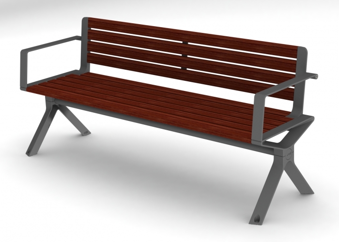 Classic Plaza backtoback Seat Street Furniture Australia