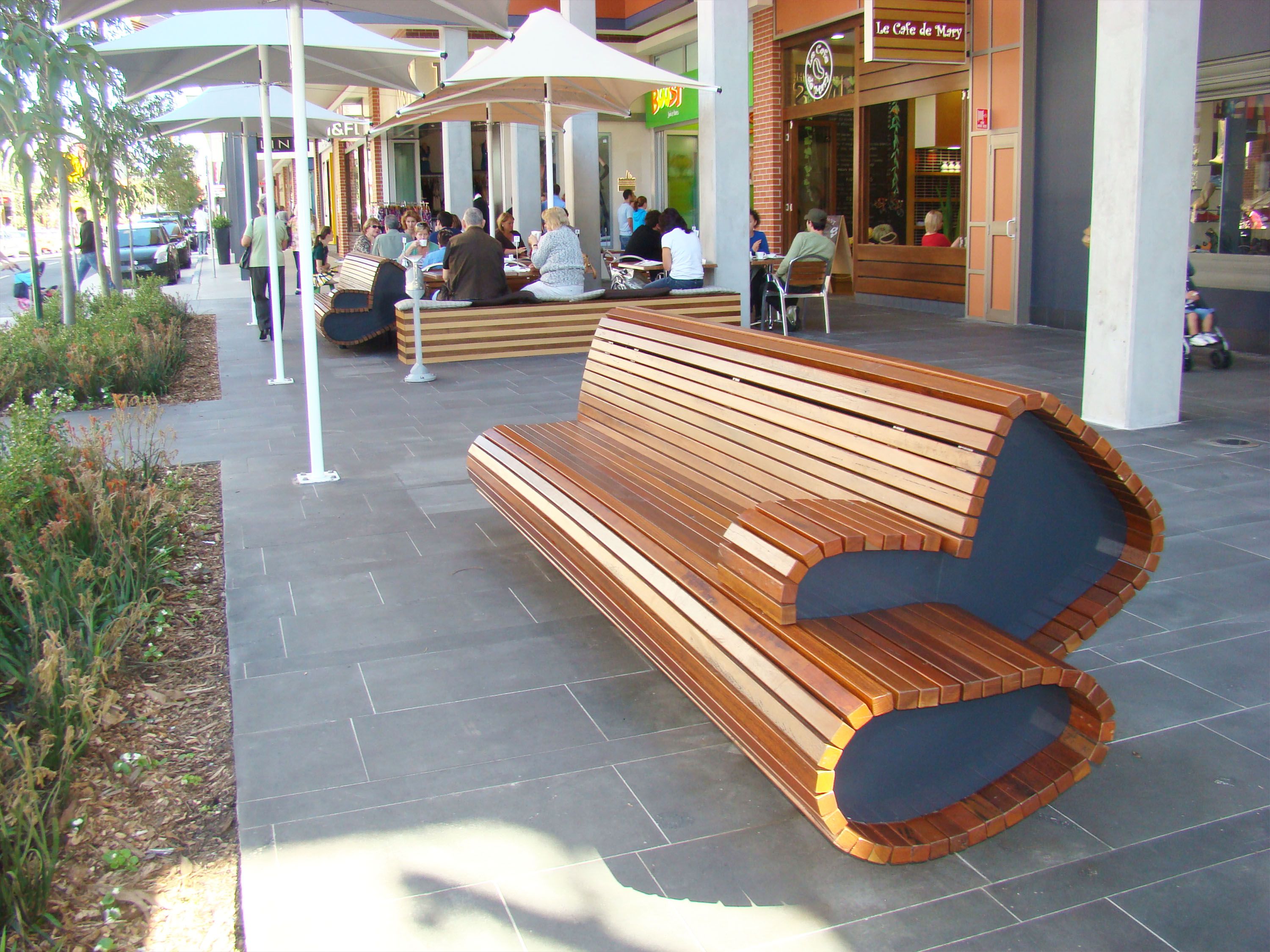 Rouse Hill Town Centre Street Furniture Australia