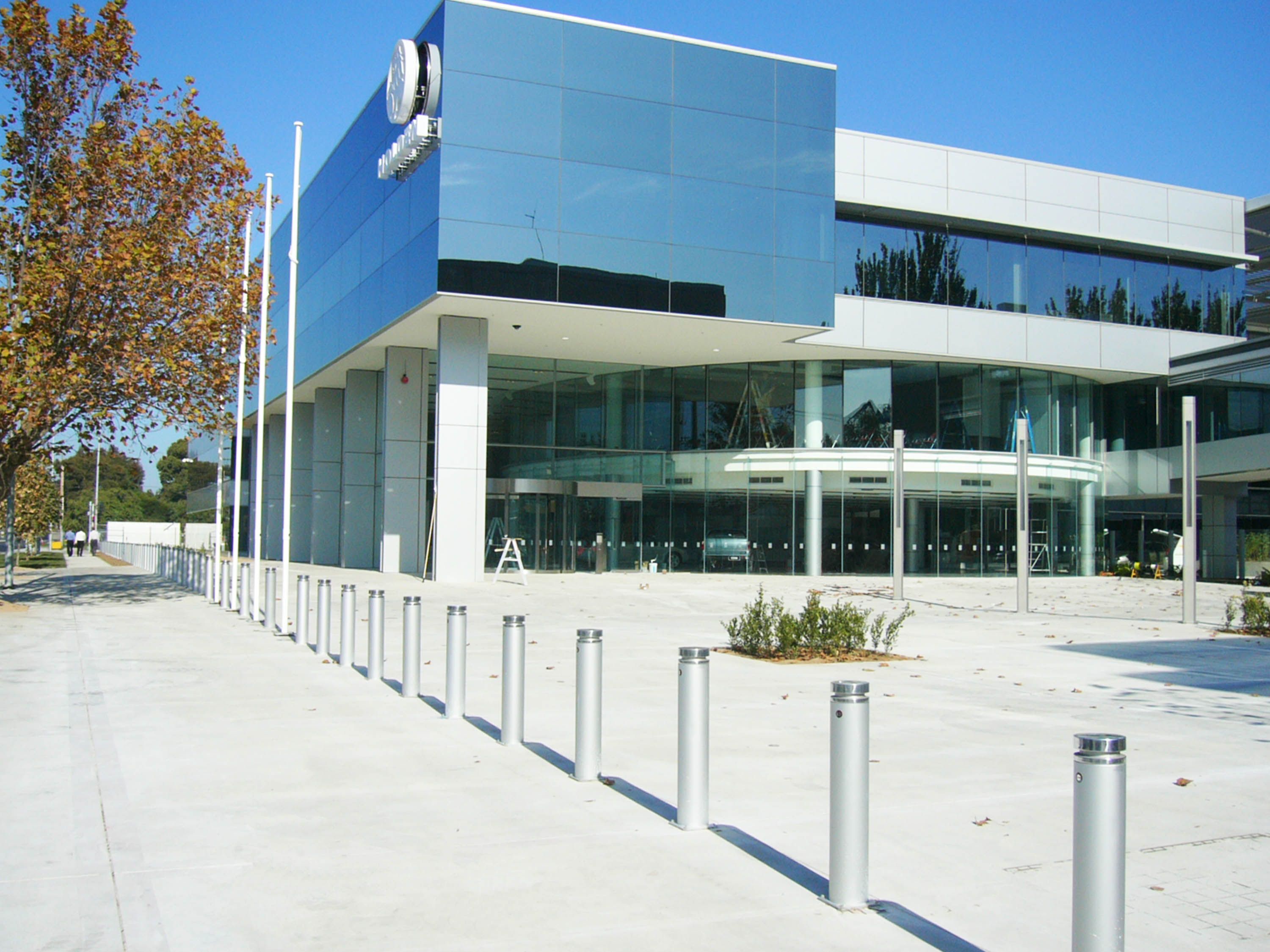 Holden Headquarters | Wide Bollard | Street Furniture Australia