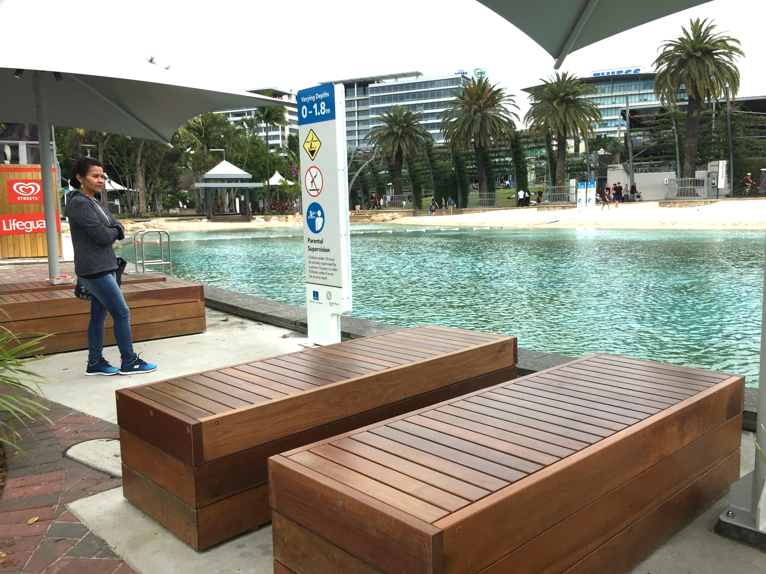 Streets Beach at South Bank Parklands - eat South Bank