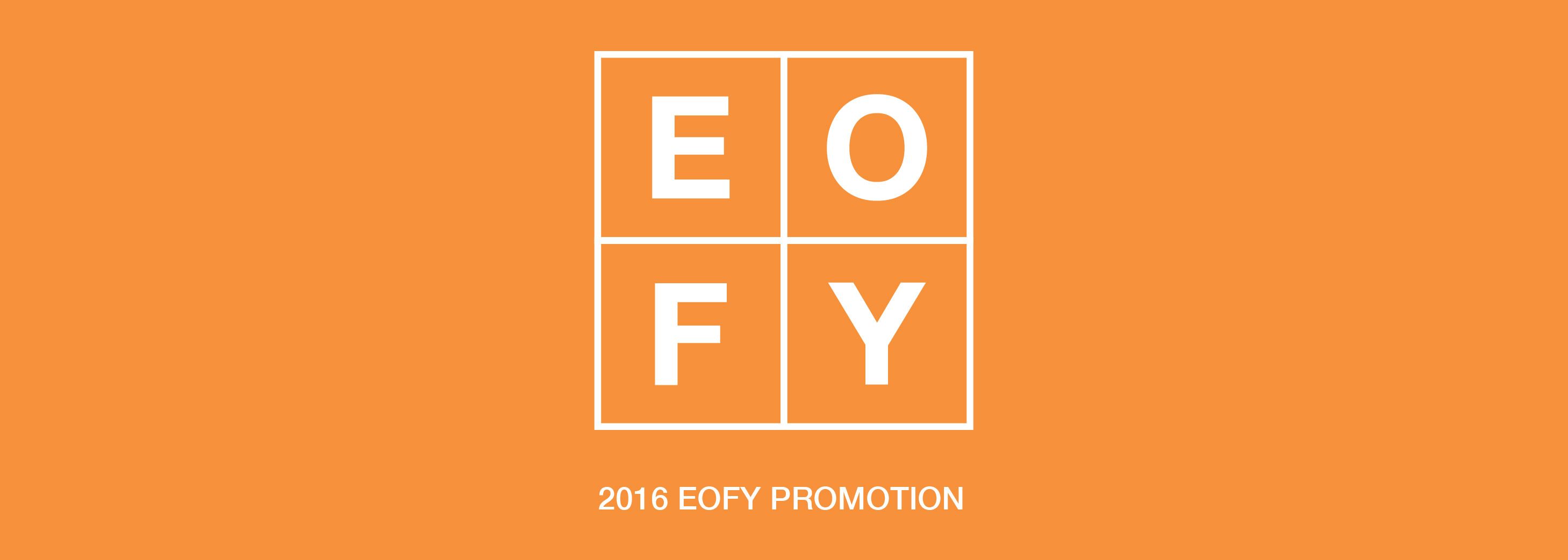 EOFY 2016 promotion