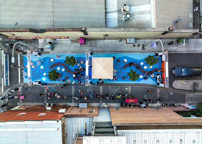 Deane Street activation by Burwood Council. Photo: Burwood Council.