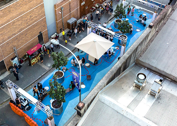 Deane Street activation by Burwood Council. Photo: Burwood Council.