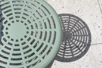 Cafe Round Table (T1) in Pale Eucalypt