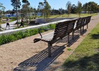 Classic Galleria Seats are an easy place to rest after a run.