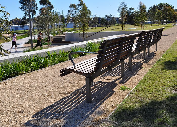 Classic Galleria Seats are an easy place to rest after a run.