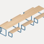 Linea Long Communal Table