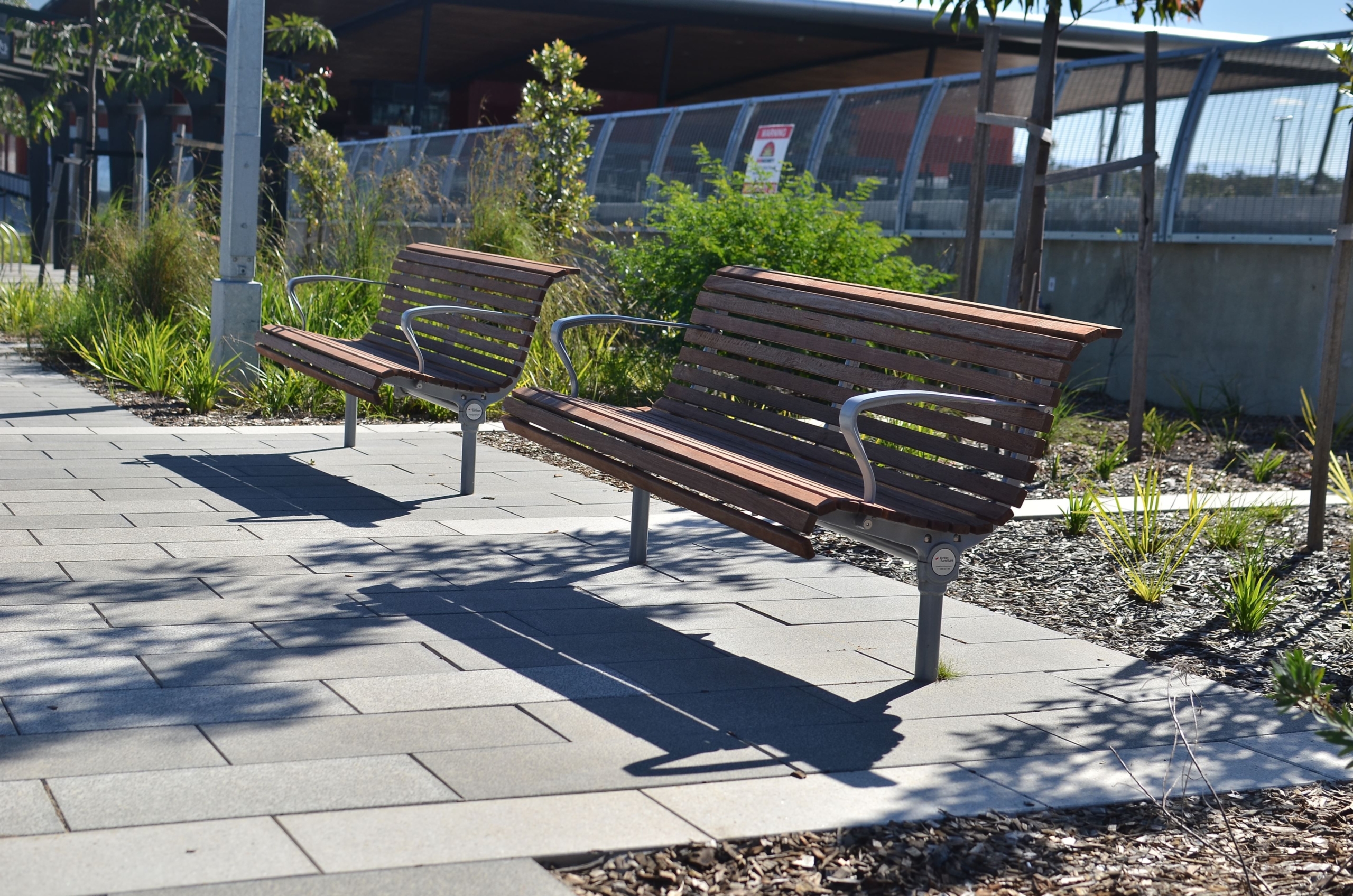 Galleria seats line the waiting areas