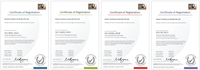iso certifications