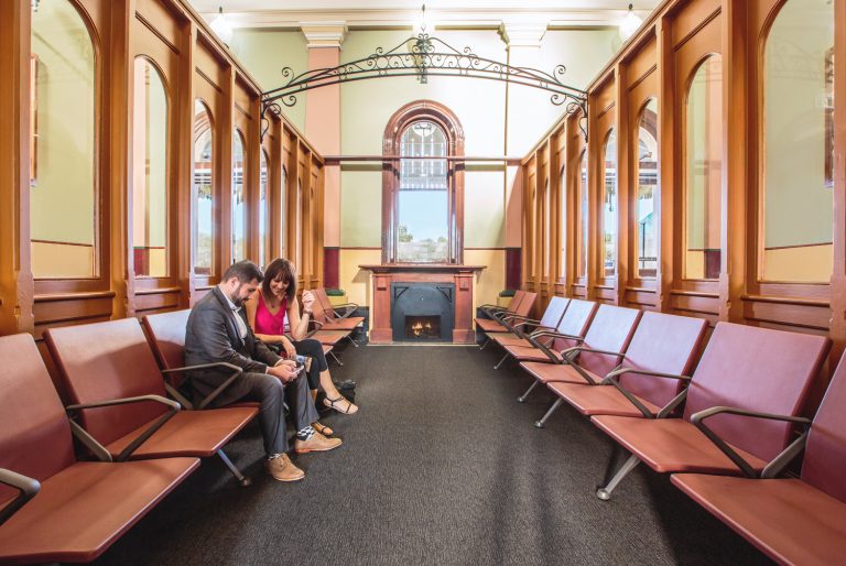 Termini is an easy place to rest. Standard colour Terracotta complements the heritage interiors.