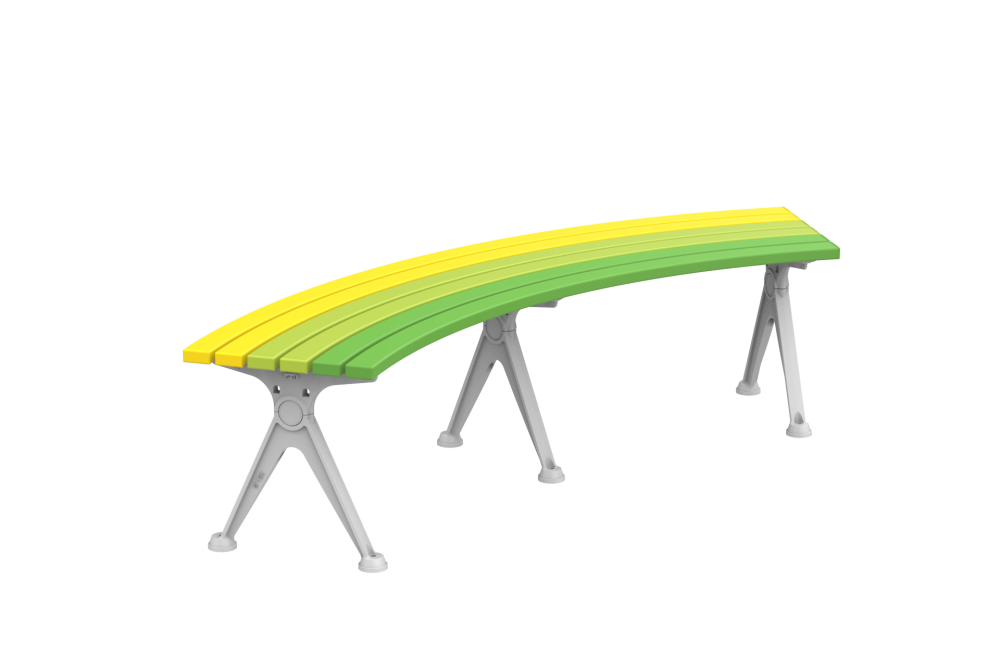 Mall-Curved-Slim-Bench-Hero_Street-Furniture-Australia - Street Furniture Australia