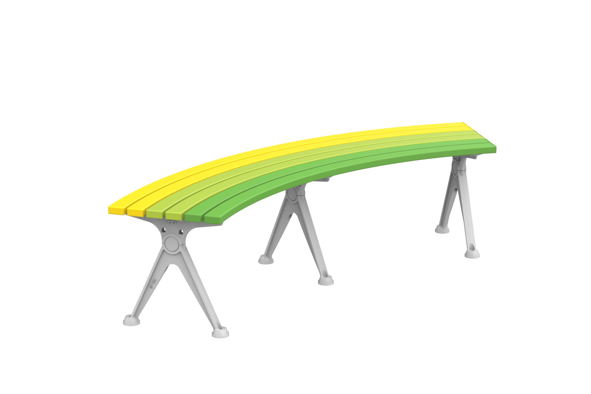 Mall-Curved-Slim-Bench-Hero_Street-Furniture-Australia - Street Furniture Australia