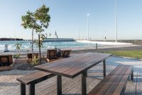 Custom table setting for URBNSURF Melbourne.